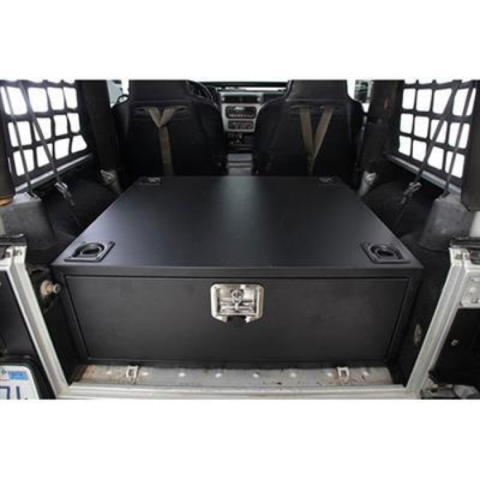 Cutie incuiabila de depozitare spate Jeep Wrangler YJ - Smittybilt - imagine 3