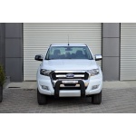 BullBar fata Ford Ranger 16-Prezent - ARP WINBO, Negru - Chrome - imagine 5