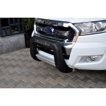 BullBar fata Ford Ranger 16-Prezent - ARP WINBO, Negru - Chrome - imagine 3