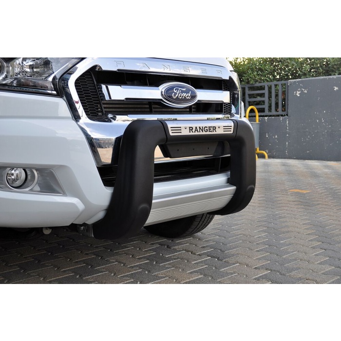 BullBar fata Ford Ranger 16-Prezent - ARP WINBO, Negru - Chrome - imagine 4