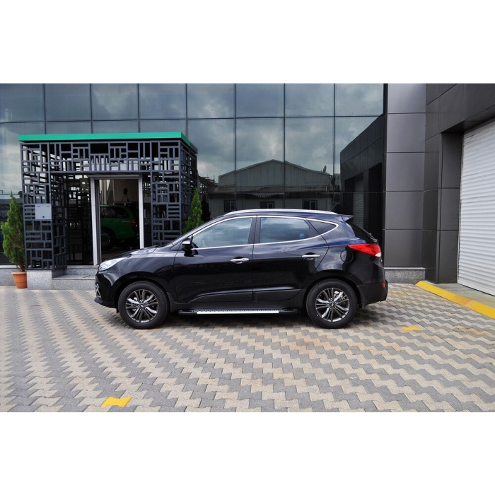 Praguri Laterale Hyundai IX35 10-14 - ARP Artemis Silver - imagine 18