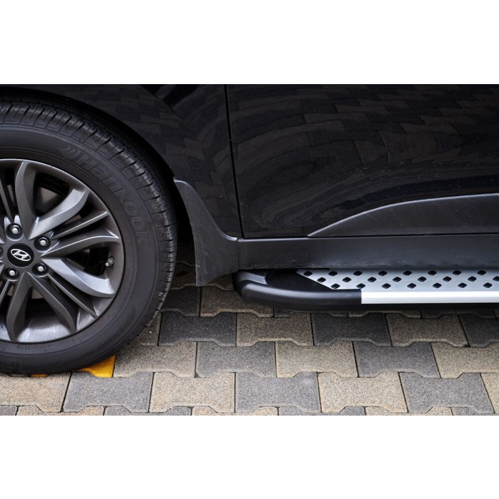 Praguri Laterale Hyundai IX35 10-14 - ARP Artemis Silver - imagine 15