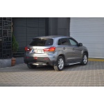 Bara de protectie spate Mitsubishi ASX 13-Prezent- ARP TITANIC Negru - Chrome - imagine 2