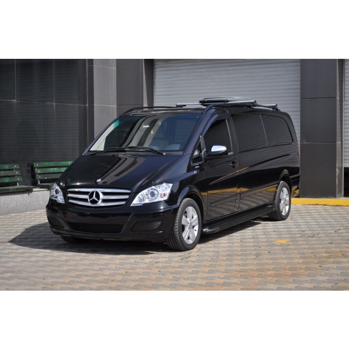Praguri Laterale Mercedes Vito LWB 10 -> - ARP Artemis Black - imagine 10