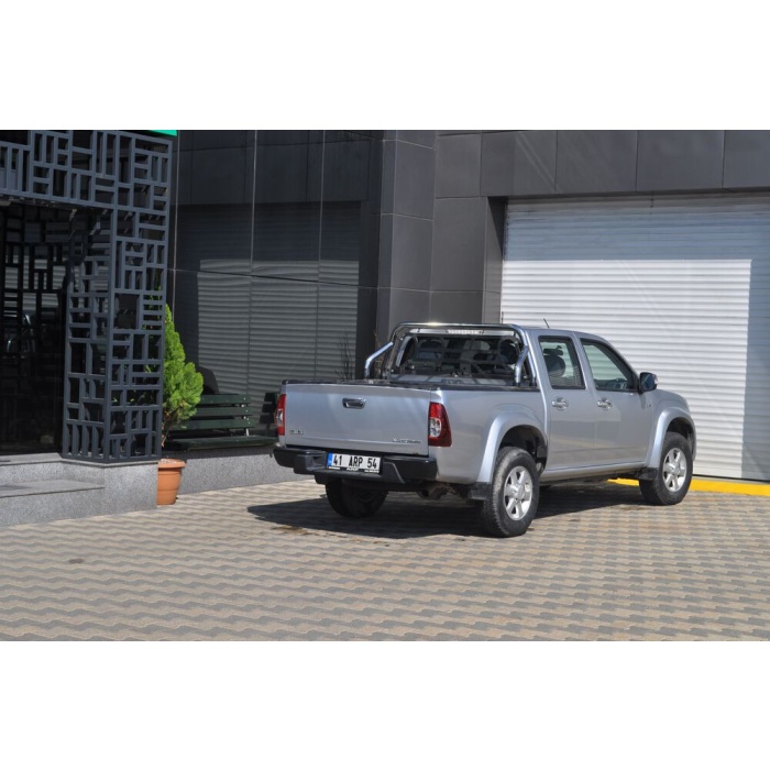 Rollbar Isuzu Dmax 04-11 din otel inoxidabil - ARP ANGEL, chrome - imagine 6