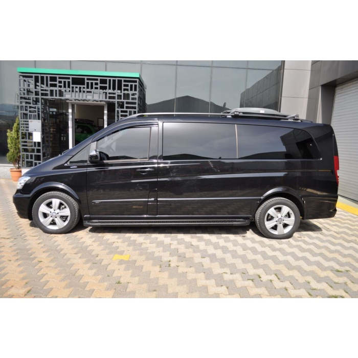 Praguri Laterale Mercedes Vito LWB 10 -> - ARP Artemis Black - imagine 7