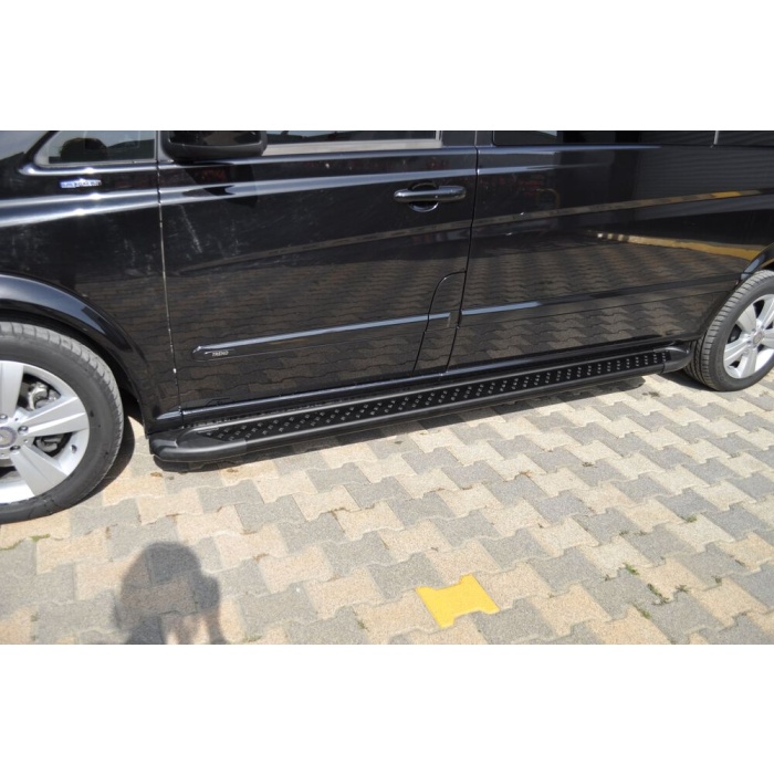 Praguri Laterale Mercedes Vito SWB 10 -> - ARP Artemis Black - imagine 9