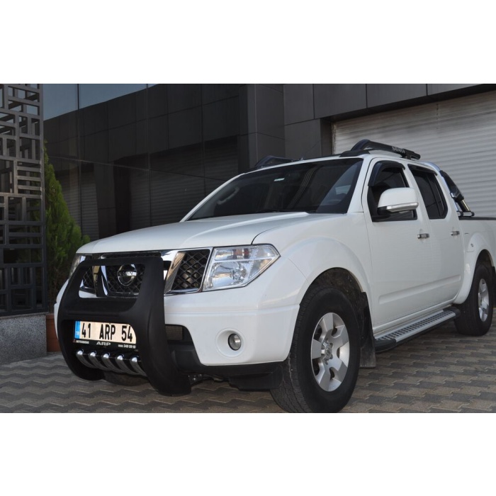 BullBar fata Nissan Navara 10-14 - ARP PASIFIC Negru - Chrome - imagine 2