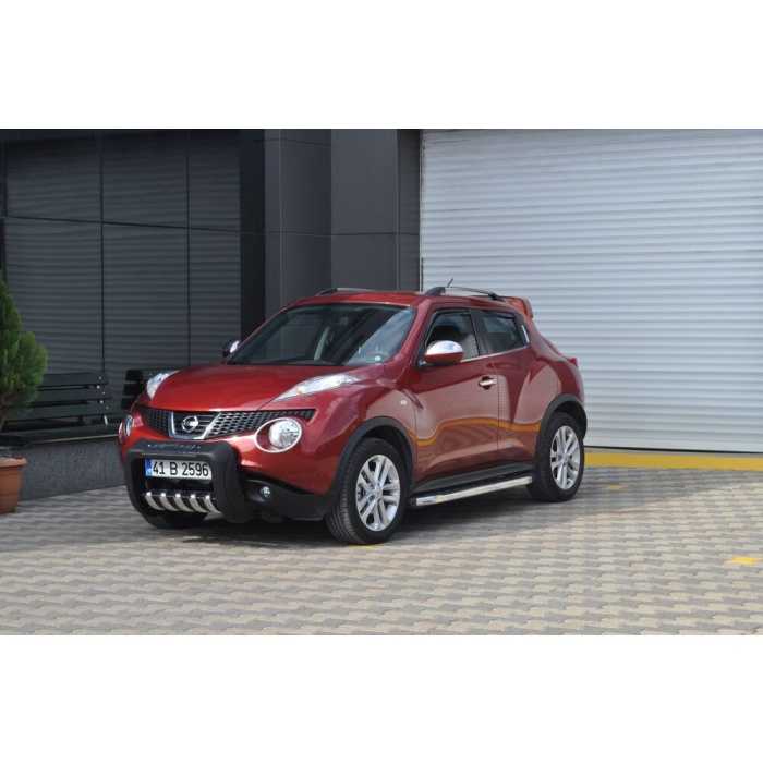 BullBar fata Nissan Juke 10-Prezent - ARP ATLAS, Negru - Chrome - imagine 7