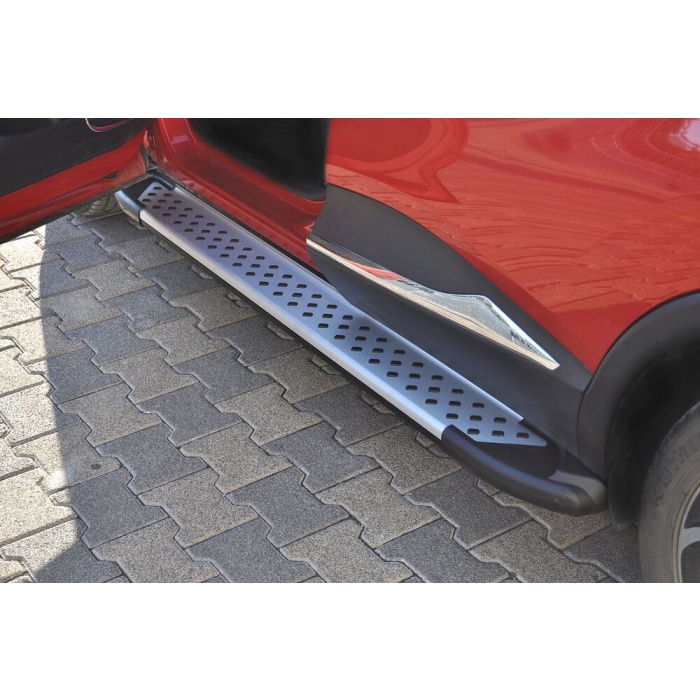 Praguri Laterale Renault Captur 14 -> - ARP Artemis Silver - imagine 12