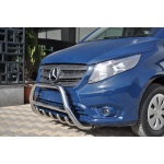 BullBar fata Mercedes Vito LWB 15-Prezent - ARP INFORM, Chrome - imagine 3