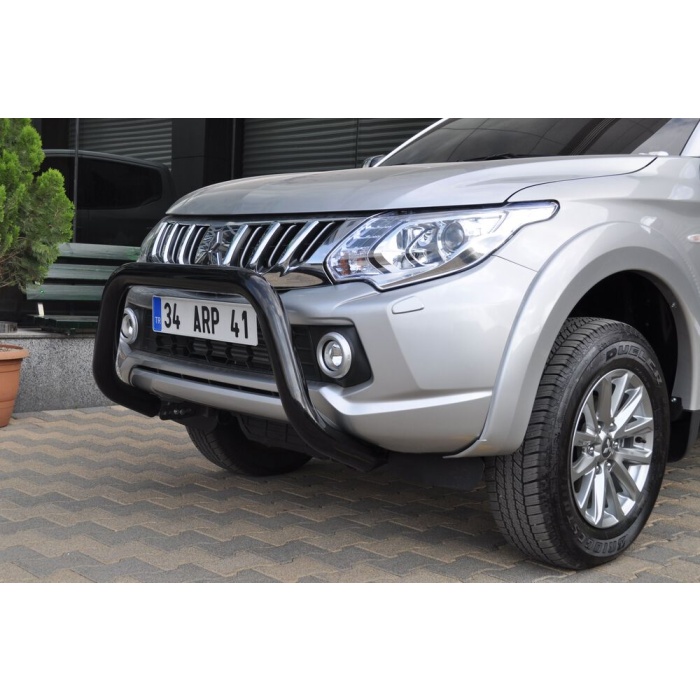 BullBar fata Mitsubishi L200 Triton 15-Prezent - ARP DINAMIC, NEGRU - imagine 5