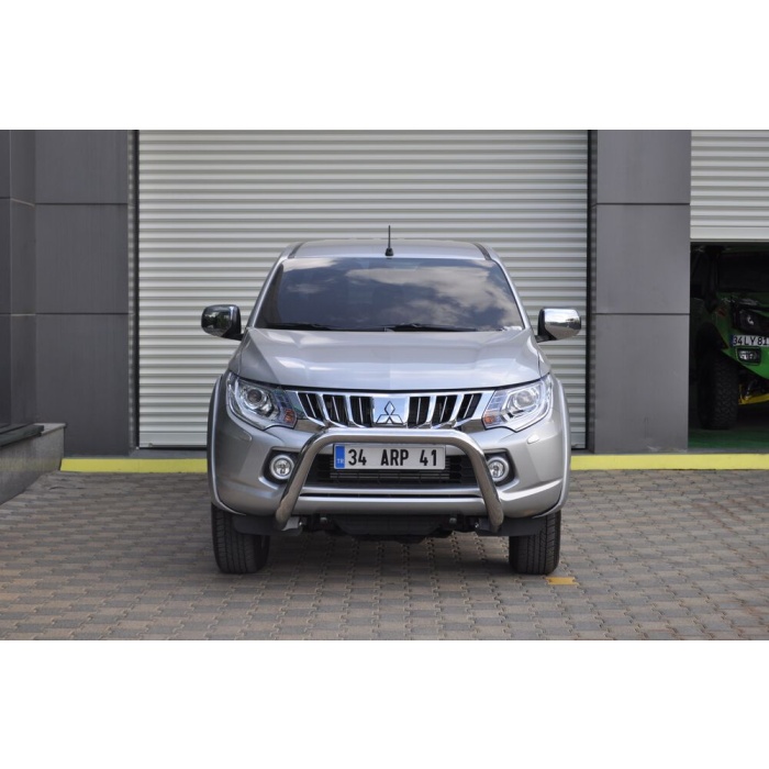 Bullbar fata Mitsubishi L200 TRITON [15-Prezent] - ARP DINAMIC, Chrome - imagine 4