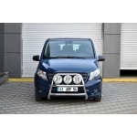 BullBar fata Mercedes Vito LWB 15-Prezent - ARP KUNGSBACKA, Chrome, cu suporti pentru LEDbar-uri sau Proiectoare - imagine 5