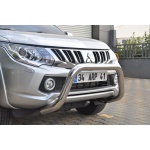Bullbar fata Mitsubishi L200 TRITON [15-Prezent] - ARP DINAMIC, Chrome - imagine 2