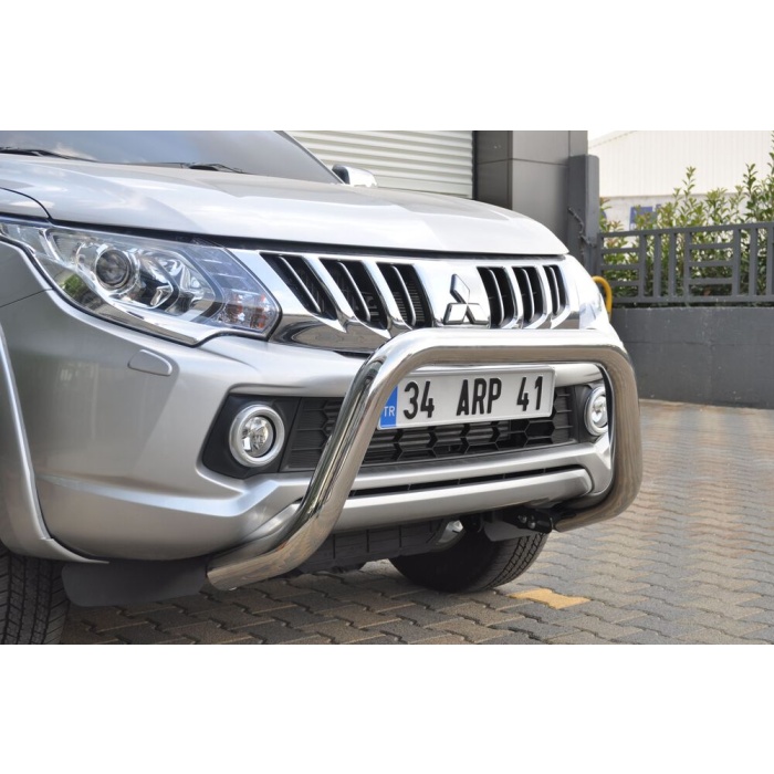 Bullbar fata Mitsubishi L200 TRITON [15-Prezent] - ARP DINAMIC, Chrome - imagine 2