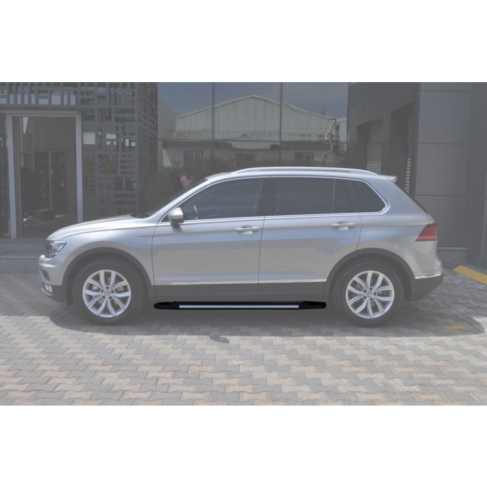 Praguri Laterale Volkswagen Tiguan 12-17 - ARP Artemis Silver - imagine 8