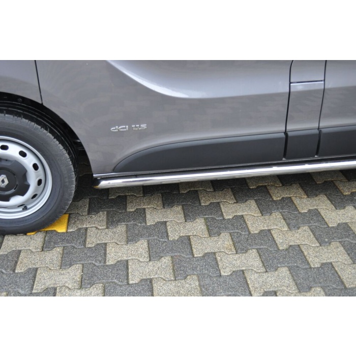 Praguri laterale Renault Trafic LWB 15-Prezent - ARP SPORT Chrome - imagine 4