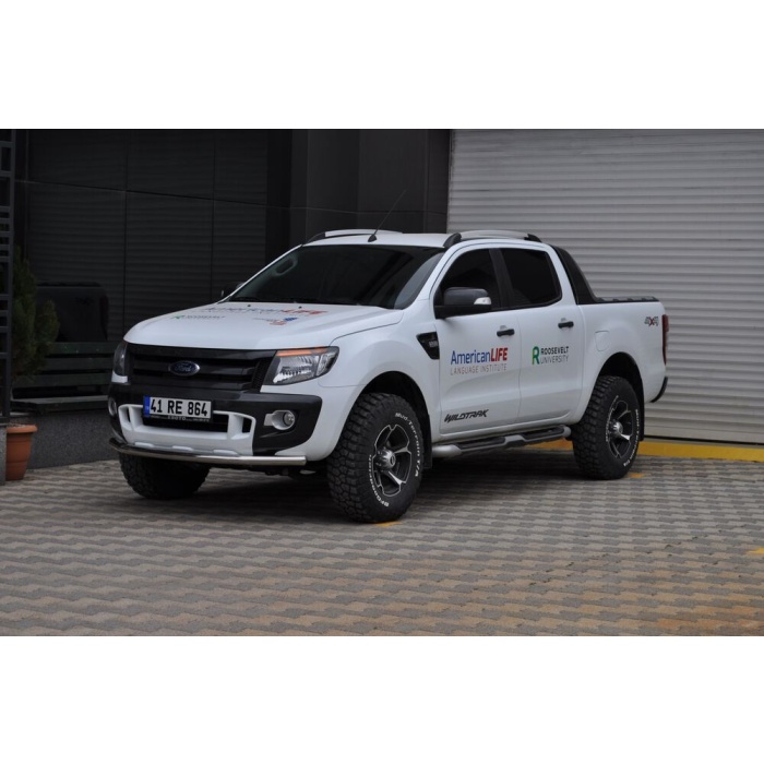 Bara protectie fata Ford Ranger 12-13 - ARP TETRI, Chrome - imagine 4