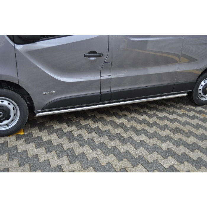 Praguri laterale Renault Trafic LWB 15-Prezent - ARP SPORT Chrome - imagine 3