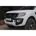Bara protectie fata Ford Ranger 12-13 - ARP TETRI, Chrome - imagine 2