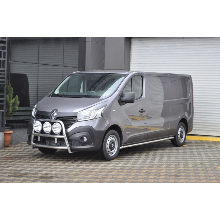 Praguri laterale Renault Trafic LWB 15-Prezent - ARP SPORT Chrome - imagine 5