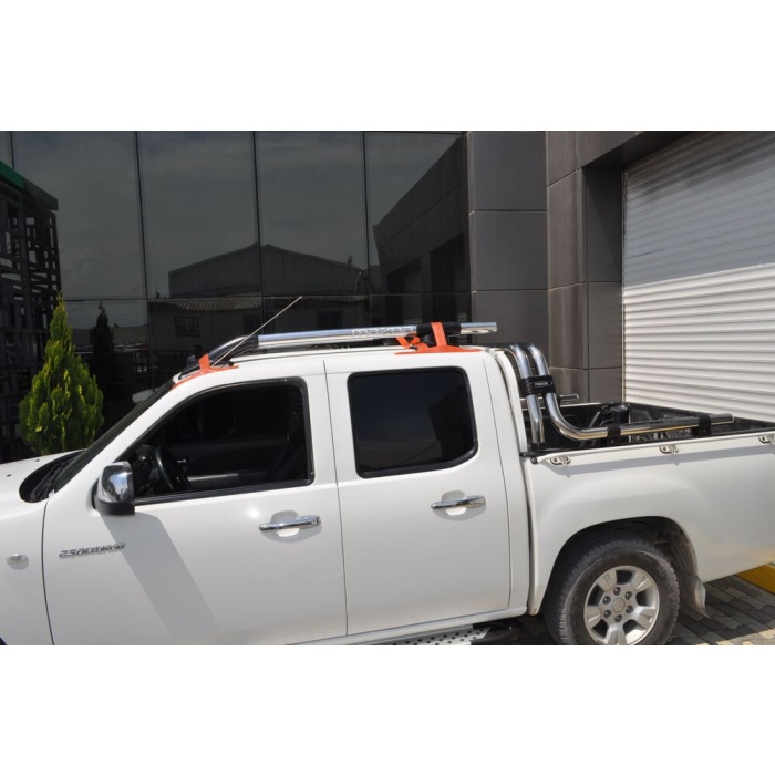 Bare Longitudinale Mazda BT50 99-06- ARP SILVER PORT, gri cu Negru - imagine 4