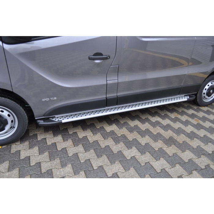 Praguri Laterale Opel Vivaro (LWB) 15 -> - ARP Artemis Silver - imagine 7