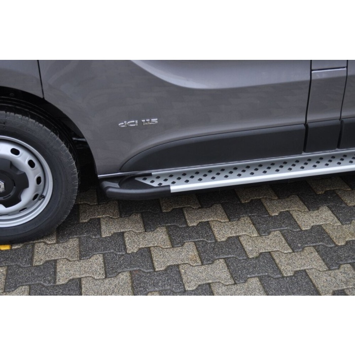 Praguri Laterale Opel Vivaro (LWB) 15 -> - ARP Artemis Silver - imagine 8