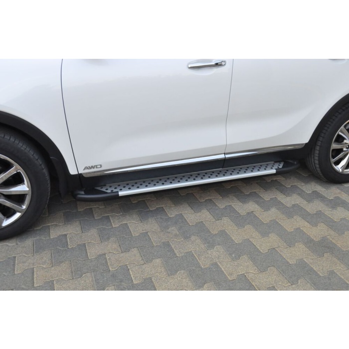 Praguri Laterale Kia Sorento 15 -> - ARP Artemis Silver - imagine 8