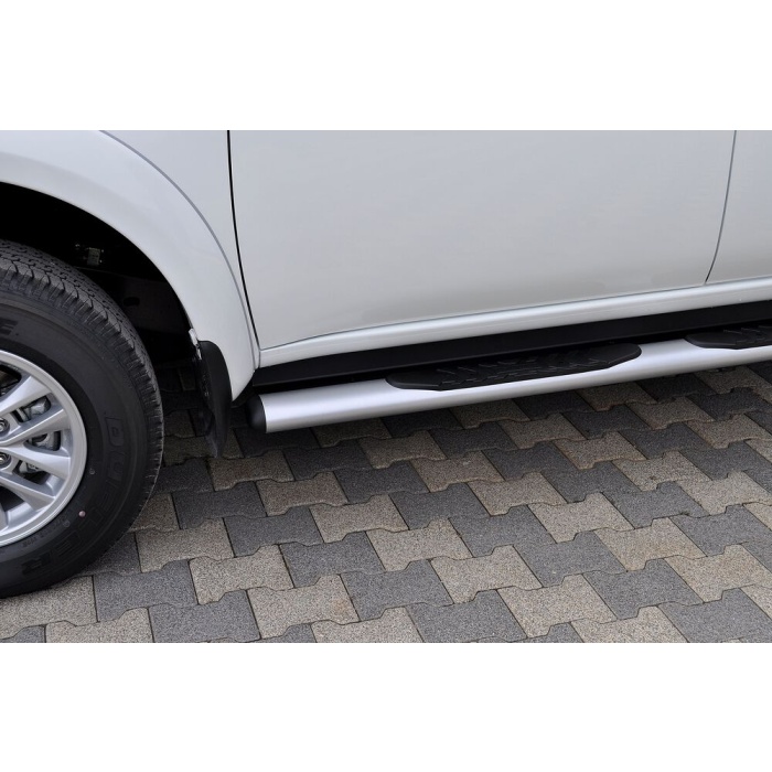 Praguri laterale Mitsubishi L200 Triton 10-14 - ARP PREMIUM GREY - imagine 4