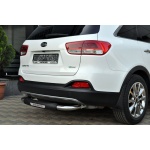 Bara de protectie spate Kia Sorento 15-Prezent - ARP TITANIC Negru - Chrome - imagine 2