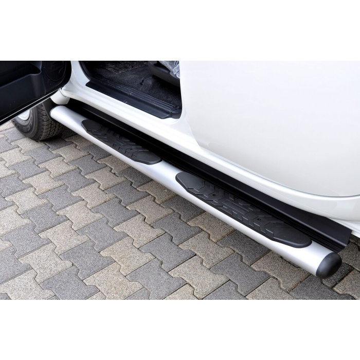 Praguri laterale Mitsubishi L200 Triton 10-14 - ARP PREMIUM GREY - imagine 5