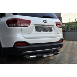 Bara de protectie spate Kia Sorento 15-Prezent - ARP TITANIC Negru - Chrome - imagine 3