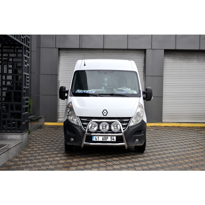 BullBar fata Opel Movano (SWB) 10-Prezent - ARP KUNGSBACKA, Chrome, cu suporti pentru LEDbar-uri sau Proiectoare - imagine 10