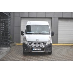 BullBar fata Opel Movano (SWB) 10-Prezent - ARP KUNGSBACKA, Chrome, cu suporti pentru LEDbar-uri sau Proiectoare - imagine 4
