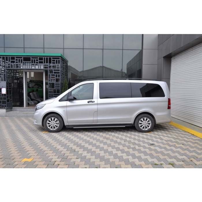 Praguri Laterale Mercedes Vito LWB [10 ->] - ARP Artemis Grey Black - imagine 5