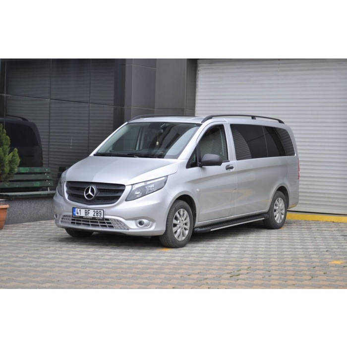Praguri Laterale Mercedes Vito LWB [10 ->] - ARP Artemis Grey Black - imagine 6
