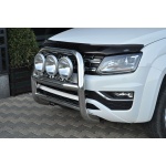 Bullbar fata Volkswagen Amarok 16+ - ARP KUNGSBACKA, Chrome, cu suporti pentru LEDbar-uri sau Proiectoare - imagine 4