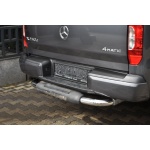 Bara de protectie spate Mercedes X-Class 2017+ - ARP TITANIC Negru - Chrome - imagine 4