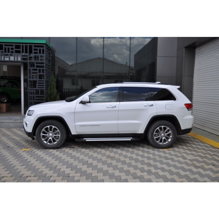 Praguri Laterale Jeep Grand Cherokee [12 -> ] - ARP Artemis Silver - imagine 7