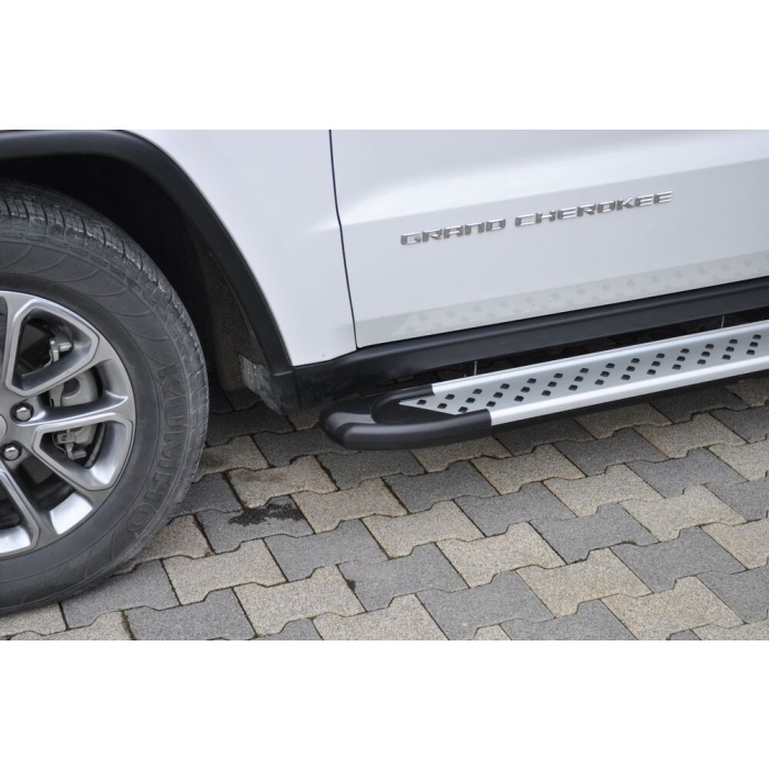 Praguri Laterale Jeep Grand Cherokee [12 -> ] - ARP Artemis Silver - imagine 9