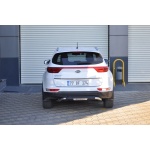Bara de protectie spate Kia Sportage 16-Prezent - ARP FOLLOW Negru - Chrome - imagine 3