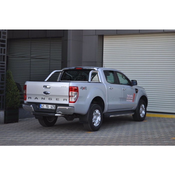 Bara de protectie spate Ford Ranger 16-Prezent- ARP TITANIC Negru - Chrome - imagine 6