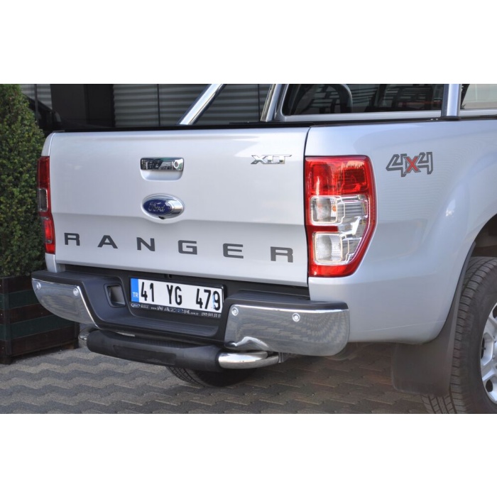 Bara de protectie spate Ford Ranger 16-Prezent- ARP TITANIC Negru - Chrome - imagine 9