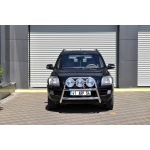 Bullbar fata Kia SPORTAGE [05-09] - ARP KUNGSBACKA, Chrome, cu suporti pentru LEDbar-uri sau Proiectoare - imagine 5