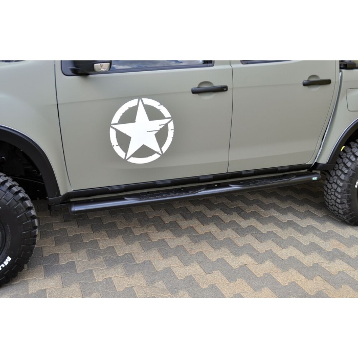 Praguri laterale Isuzu D-Max 12-Prezent - ARP PREMIUM Negru - imagine 7