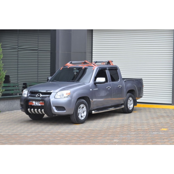 BullBar fata Mazda BT50 99-06 - ARP ATLAS, Negru - Chrome - imagine 2