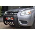 BullBar fata Mazda BT50 99-06 - ARP ATLAS, Negru - Chrome - imagine 4