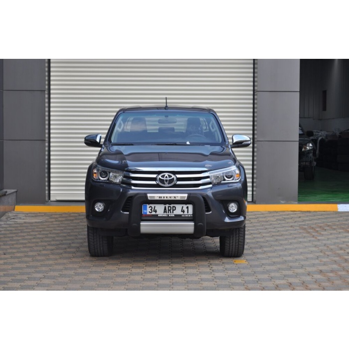 BullBar fata Toyota Hilux 15-Prezent - ARP WINBO, Negru - Chrome - imagine 4